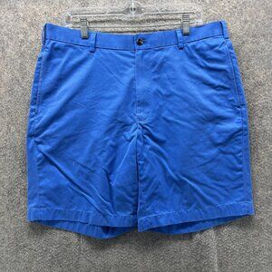 Brooks Brothers 346 Shorts Mens 36 Blue Lightweight Advantage Chino 9 Inseam